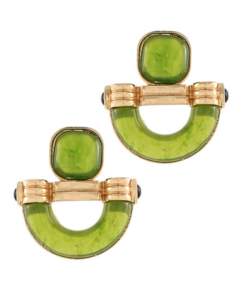 Door Knocker Resin Earrings