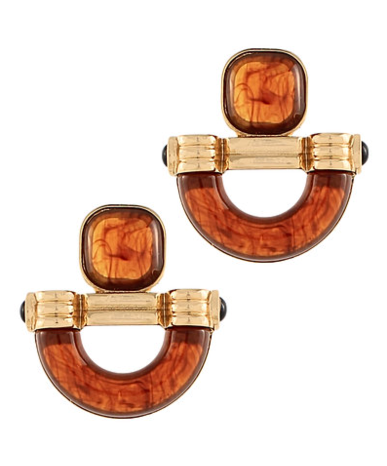 Door Knocker Resin Earrings
