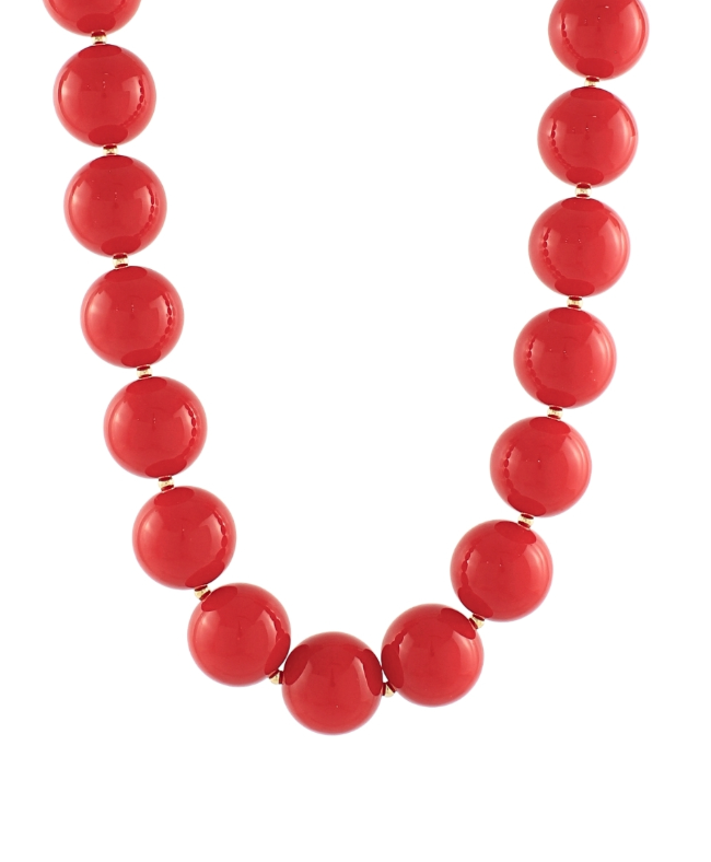Glossy Bead Necklace