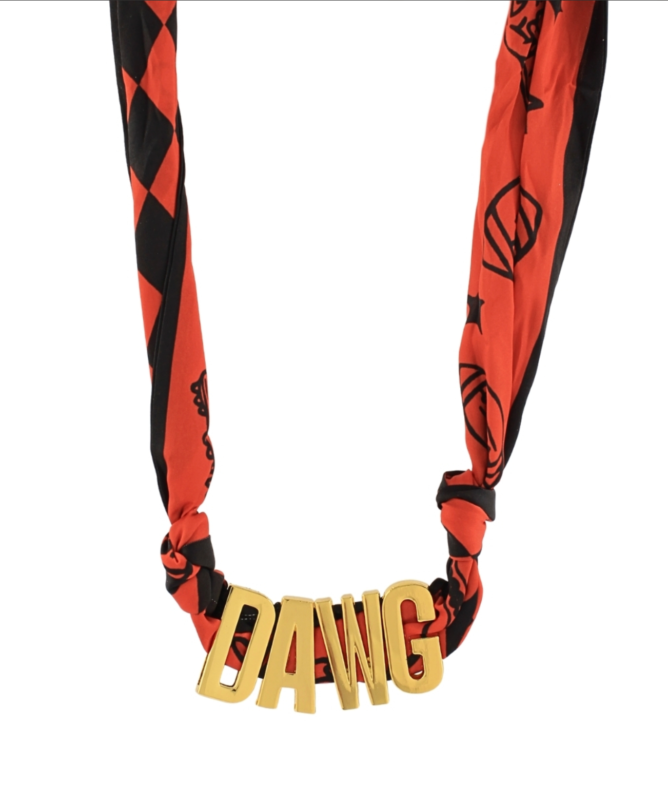 GAMEDAY DAWG Scarf Necklace