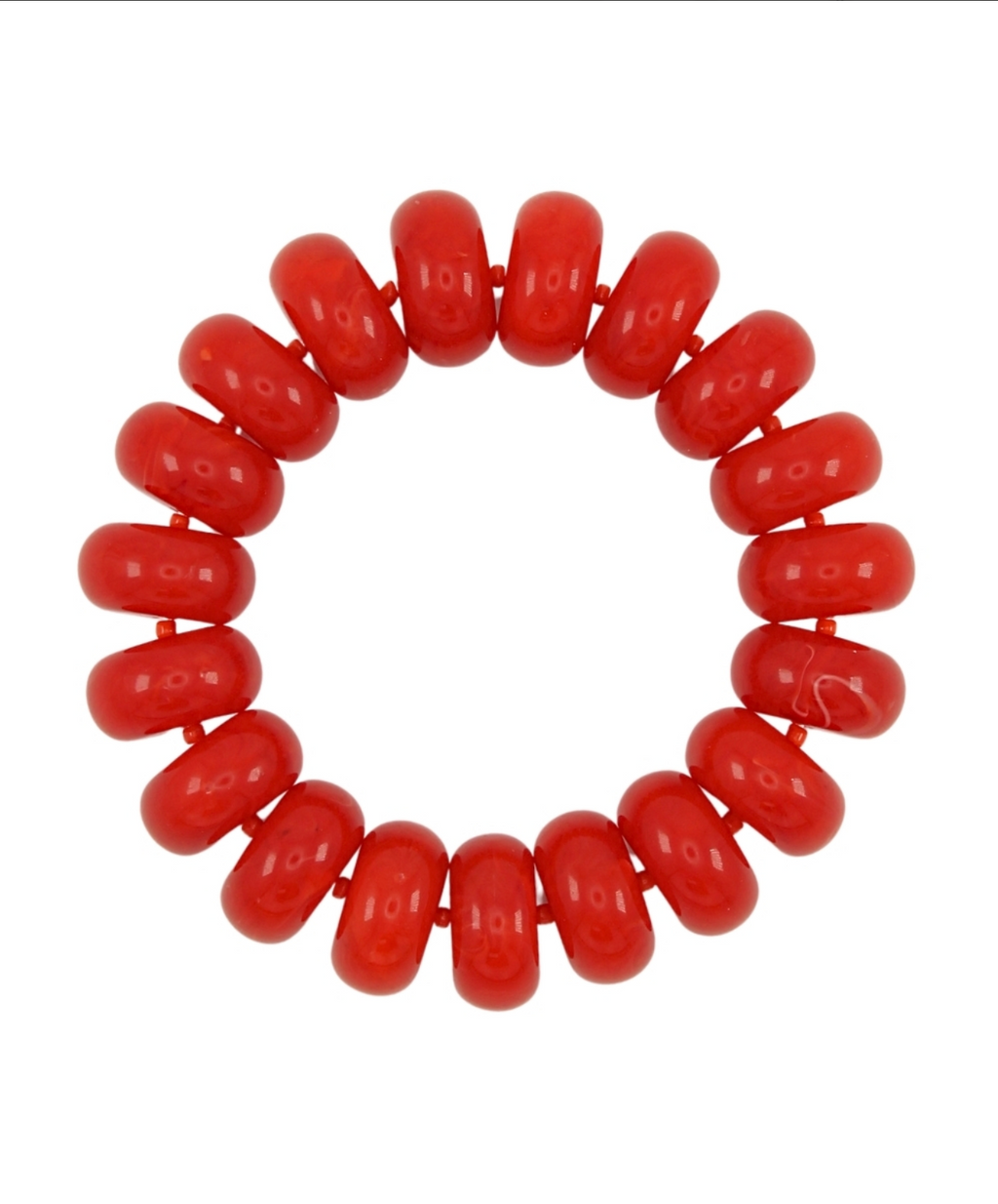 Marble Rondelle Bead Bracelet