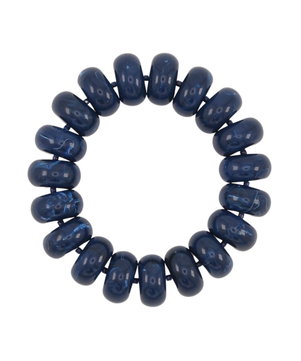 Marble Rondelle Bead Bracelet