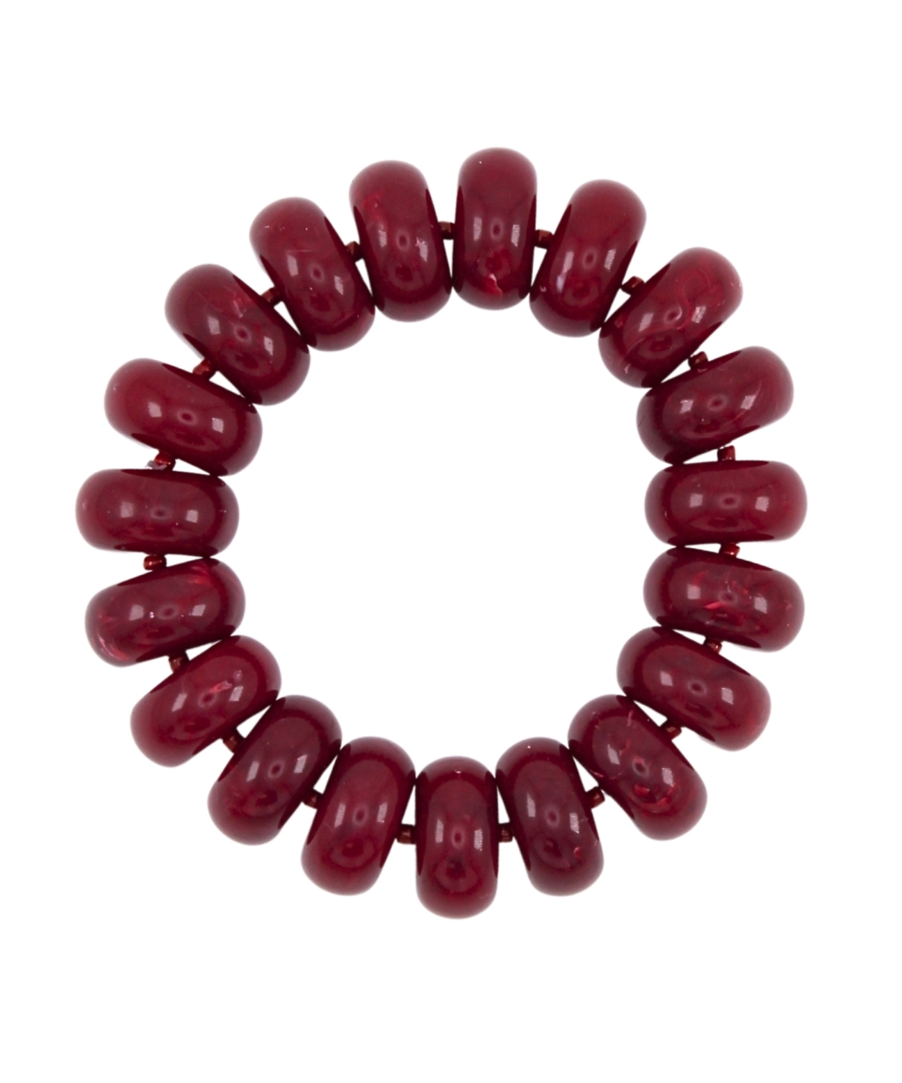 Marble Rondelle Bead Bracelet