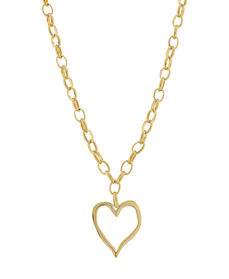 Open Heart Necklace