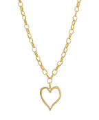 Open Heart Necklace