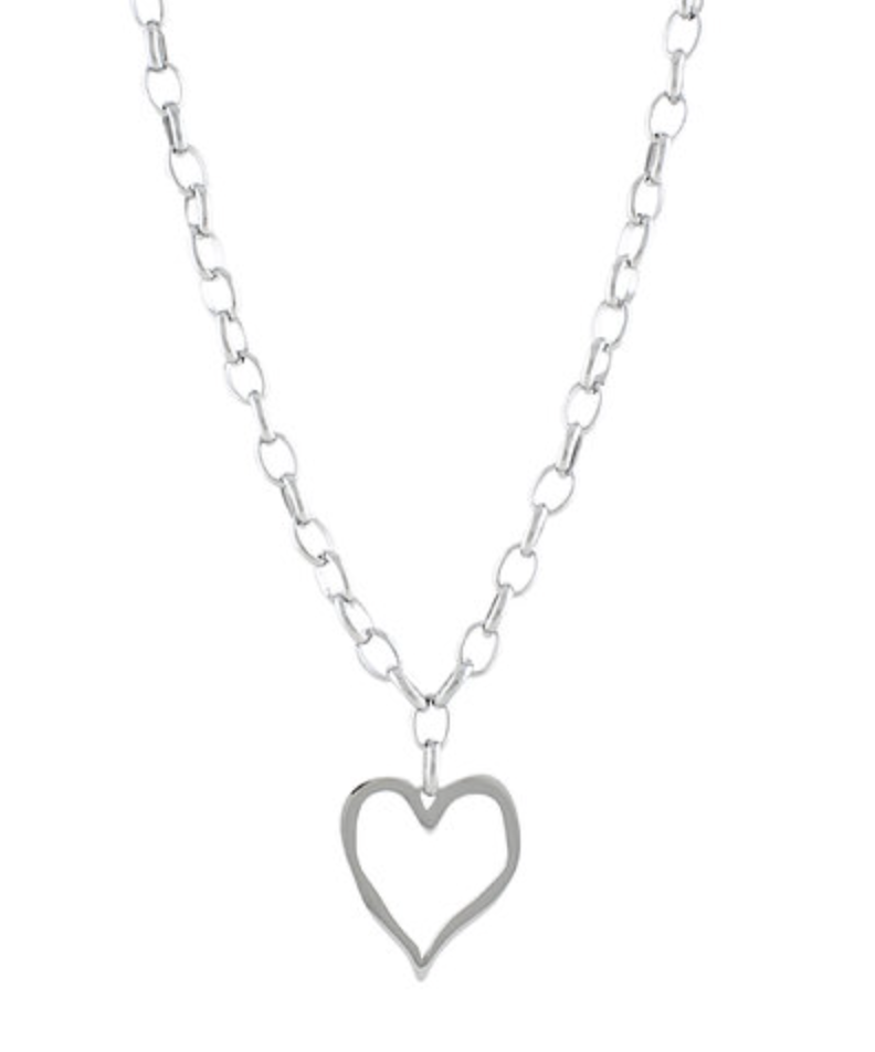 Open Heart Necklace