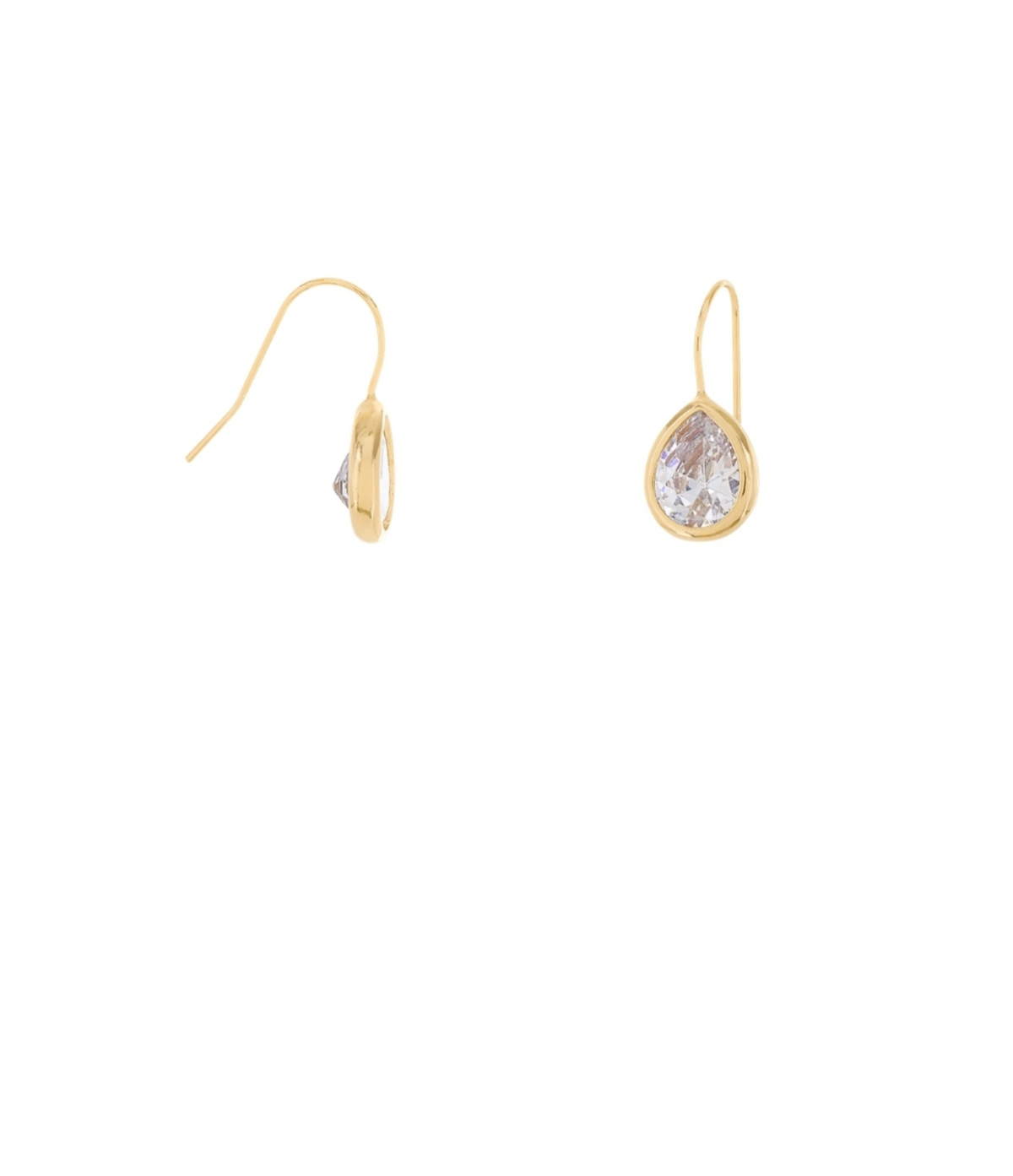 Teardrop Gem Drop Earrings