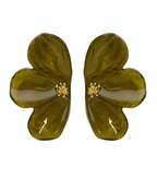 Half Flower Earrings