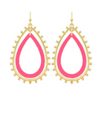 Colorful Double Teardrop Earring