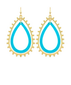 Colorful Double Teardrop Earring