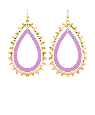 Colorful Double Teardrop Earring
