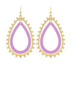 Colorful Double Teardrop Earring