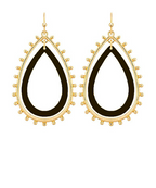 Colorful Double Teardrop Earring