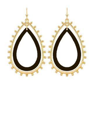 Colorful Double Teardrop Earring