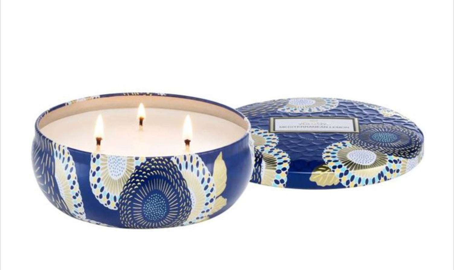 Voluspa 3 Wick Tin Candle