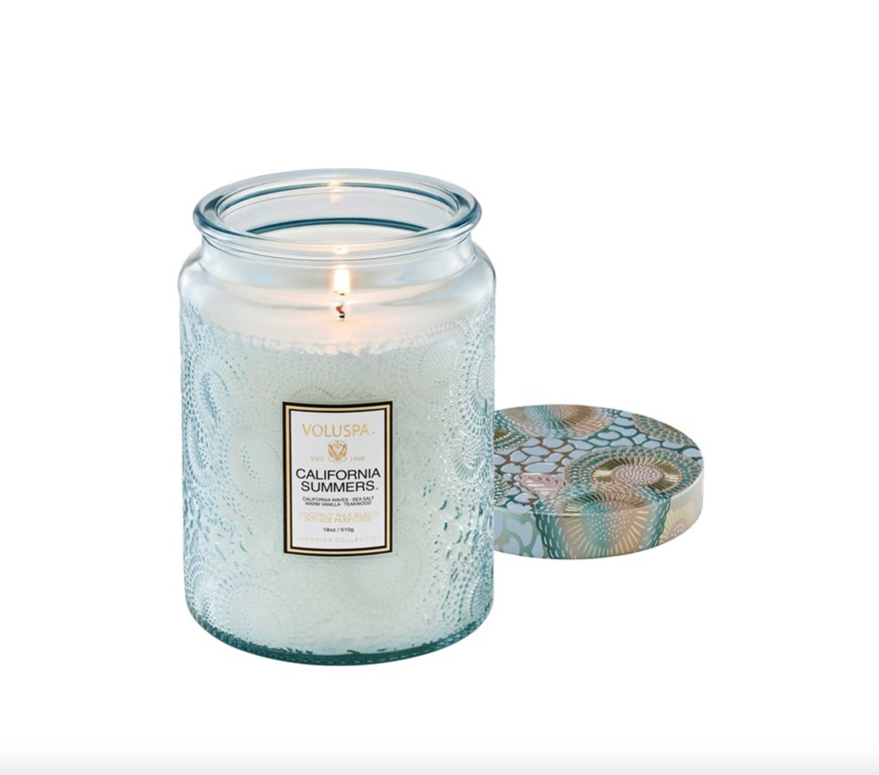 Voluspa Large Glass Jar Candle