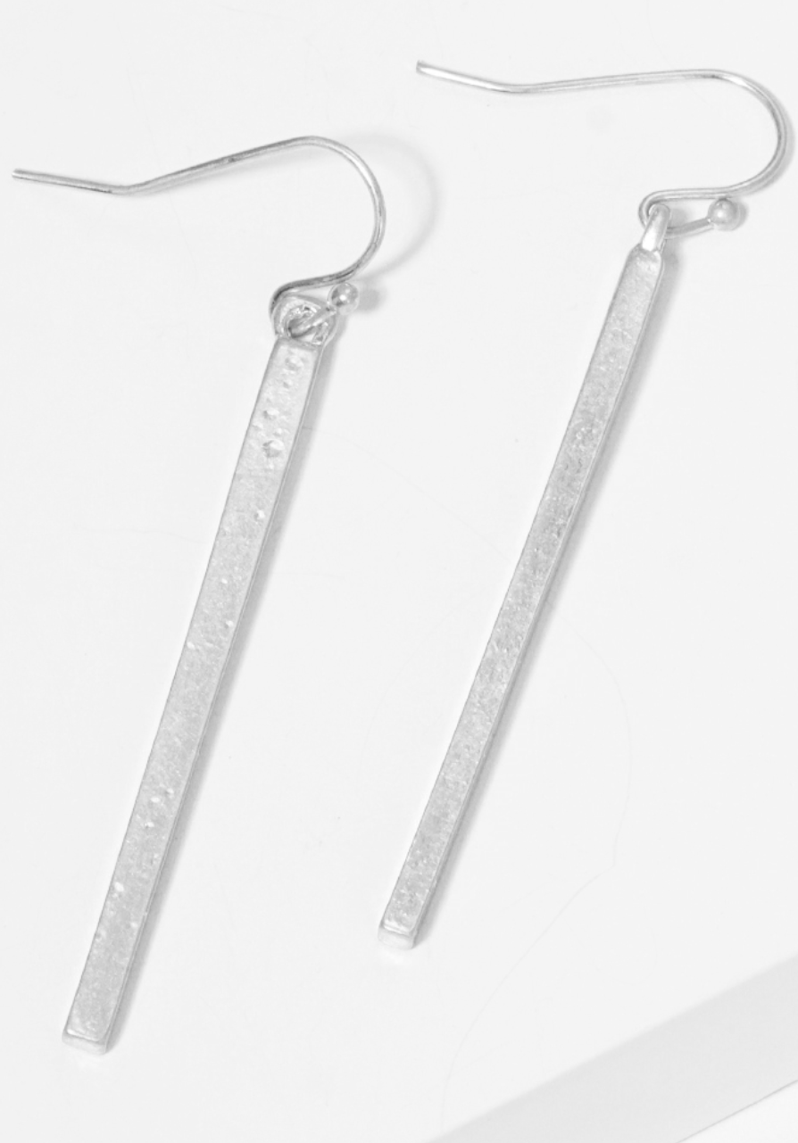 Metal Bar Dangle Earrings
