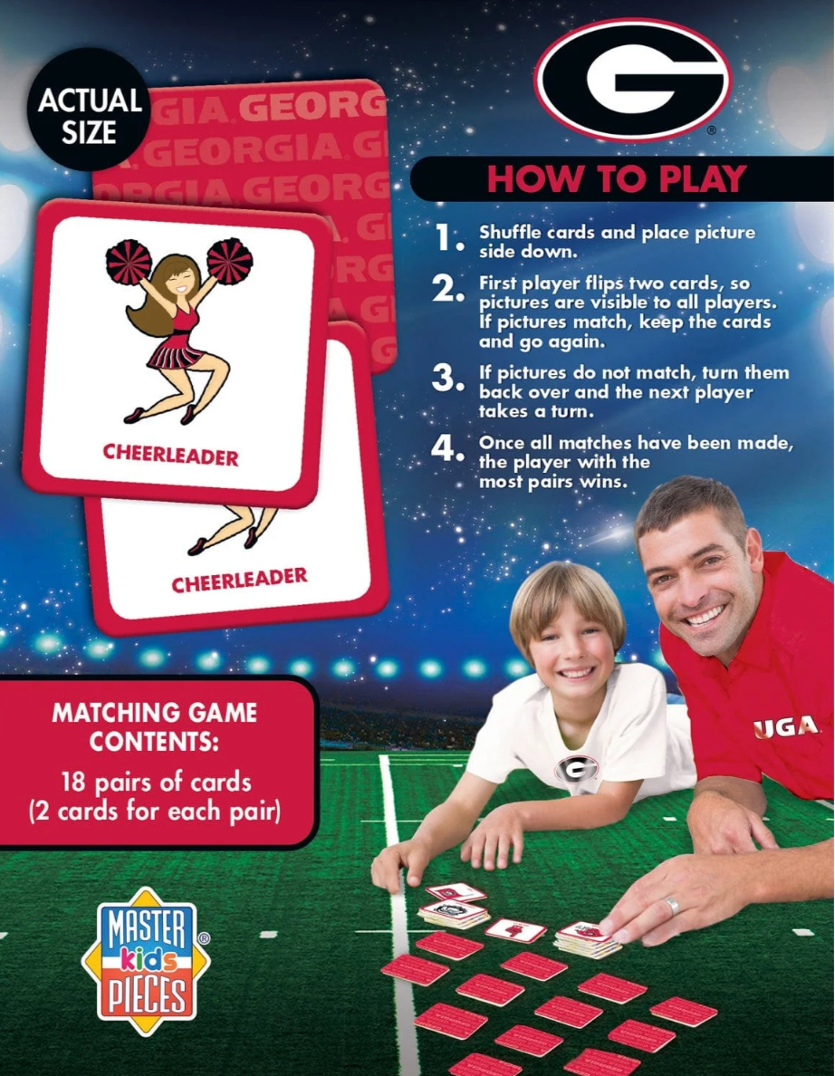 Georgia Bulldogs Matching Game