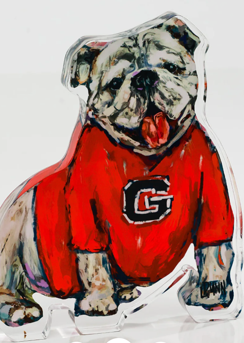 Lauren Dunn Acrylic Gameday Bulldog