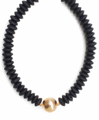 Wooden Bead & CCB Choker