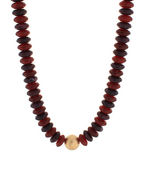Color Rondelle Beads Necklace