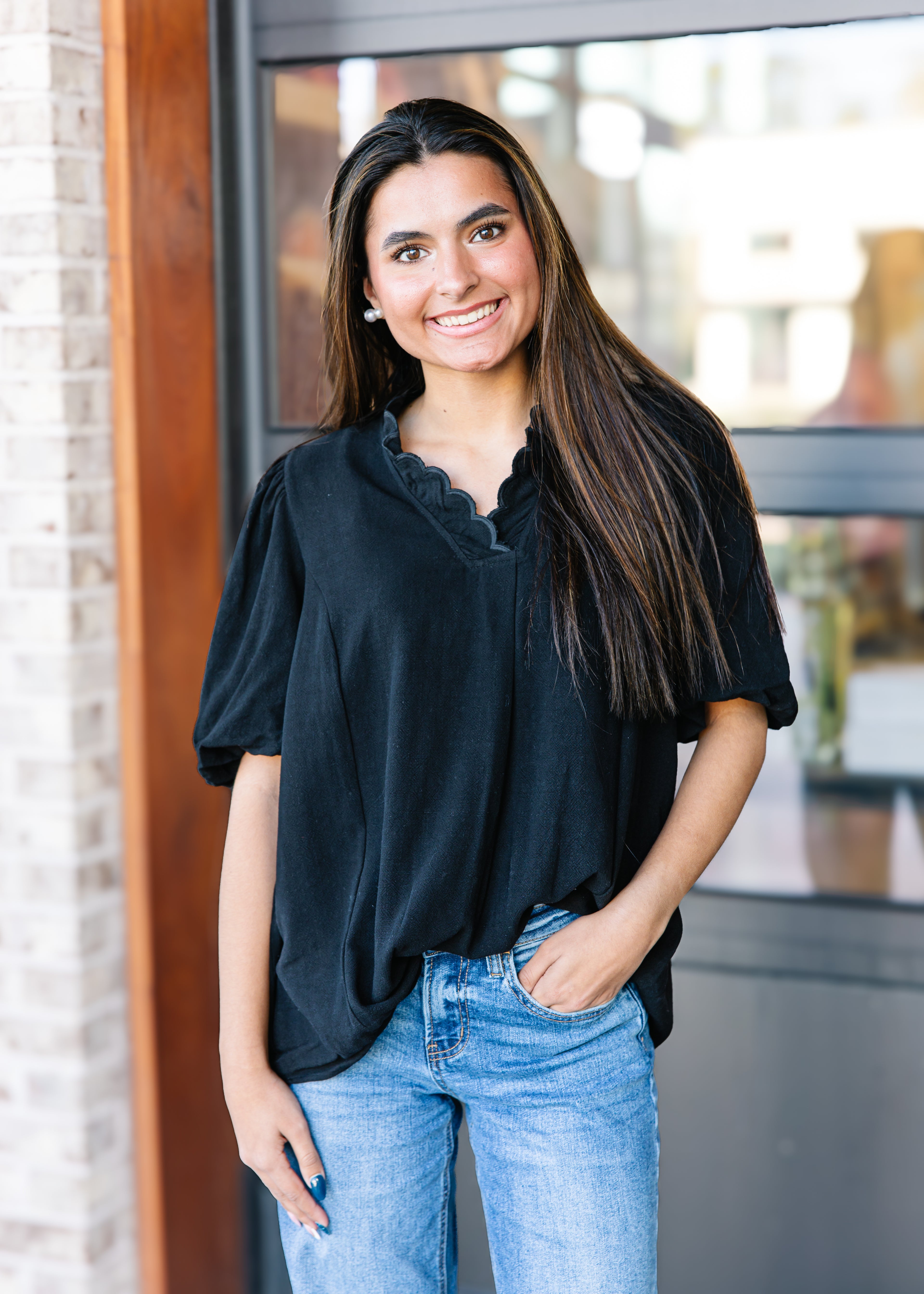 Mila Puff Sleeve Blouse