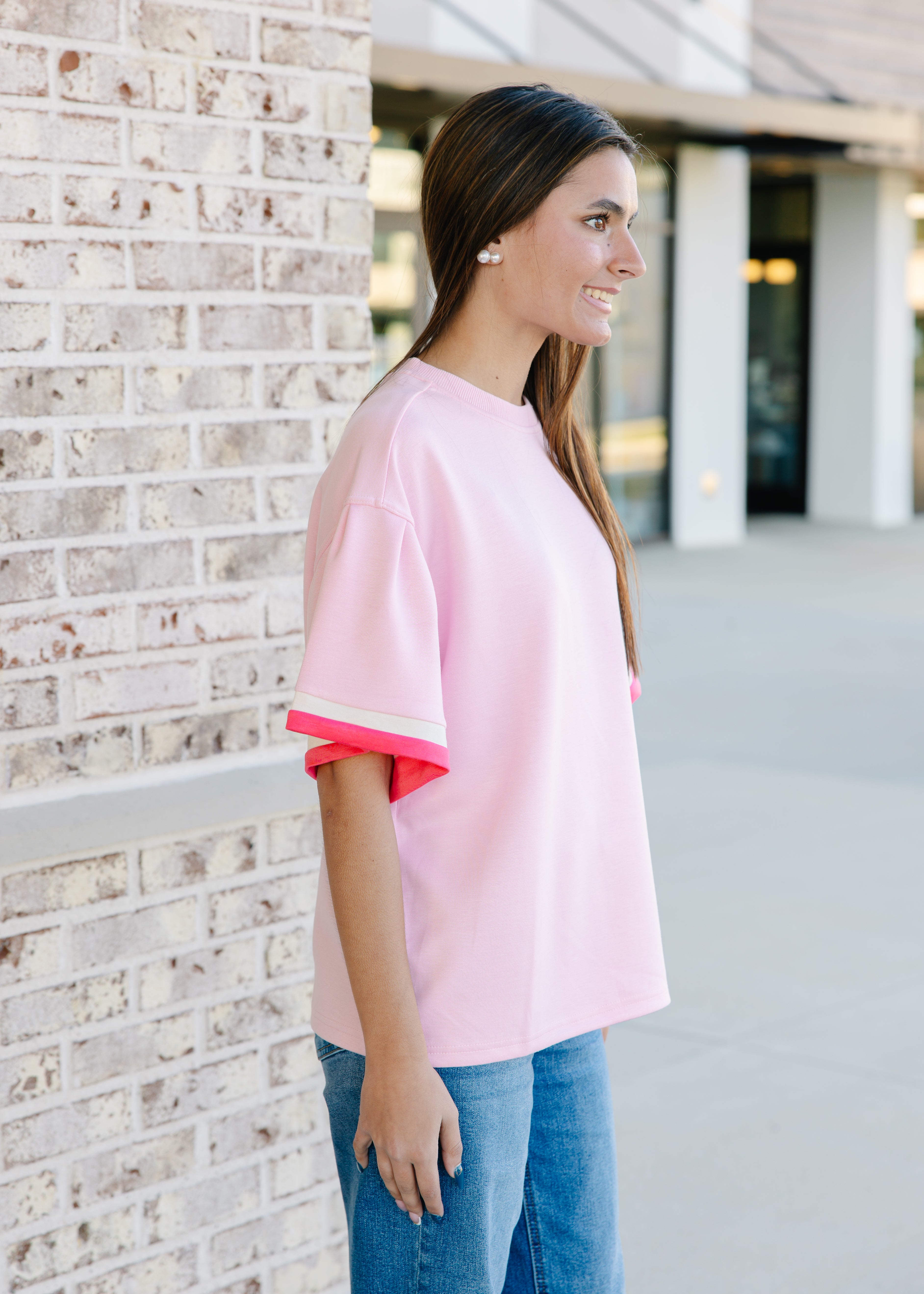 Becca Contrast Trim Top