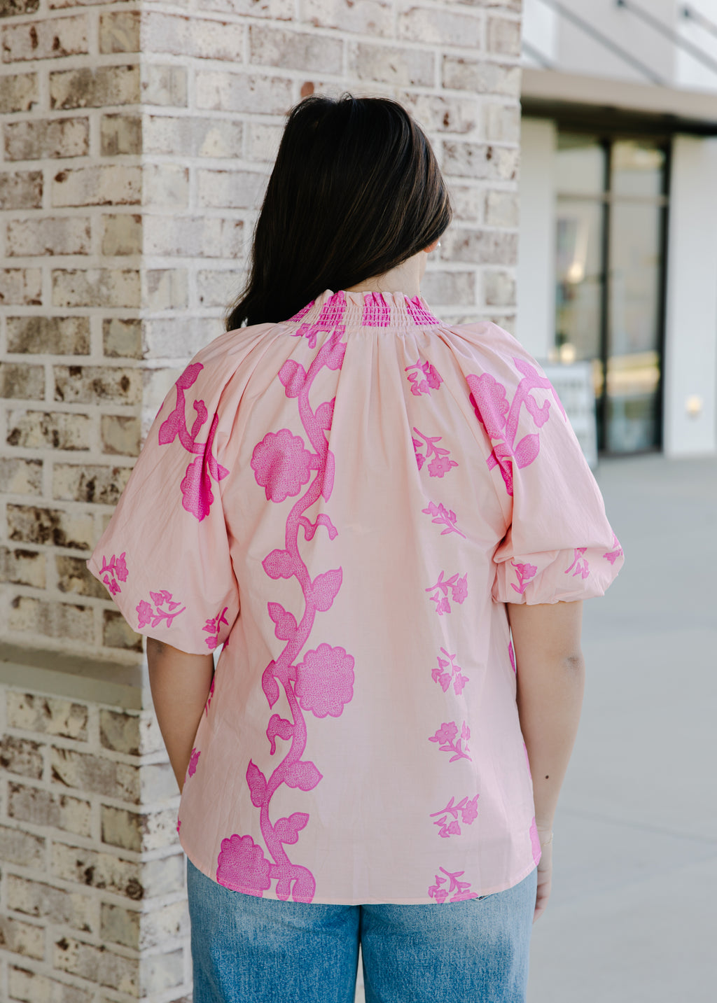 Juniper Floral Short Sleeve Blouse