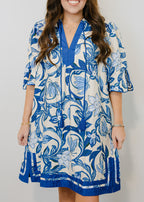 Annalise Floral Tassel Mini Dress