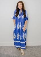 Joanie Printed Midi Dress