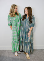 Leila Floral Print Midi Dress