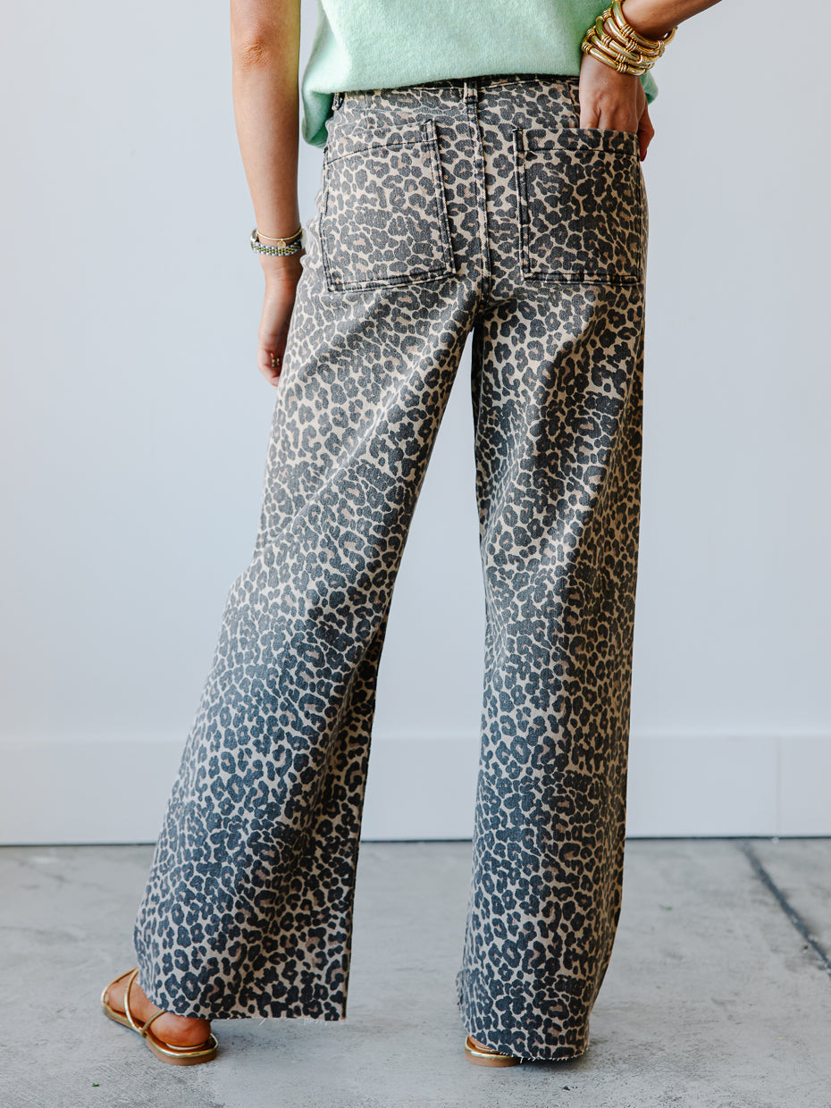 Annalise Leopard Print Pants
