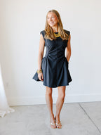 Savannah Ruched Waist Mini Dress