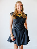 Savannah Ruched Waist Mini Dress