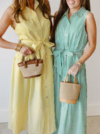 Margot Stripe Midi Dress