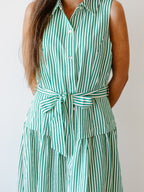 Margot Stripe Midi Dress