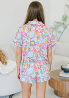 Marigold Summer Bouquet Sleep Shorts