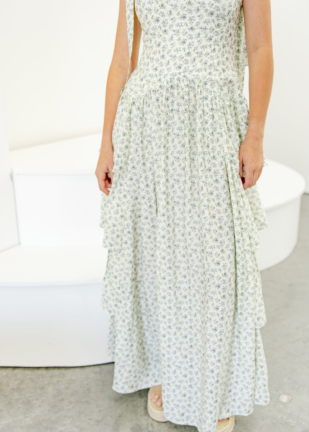 Amara Floral Midi Dress