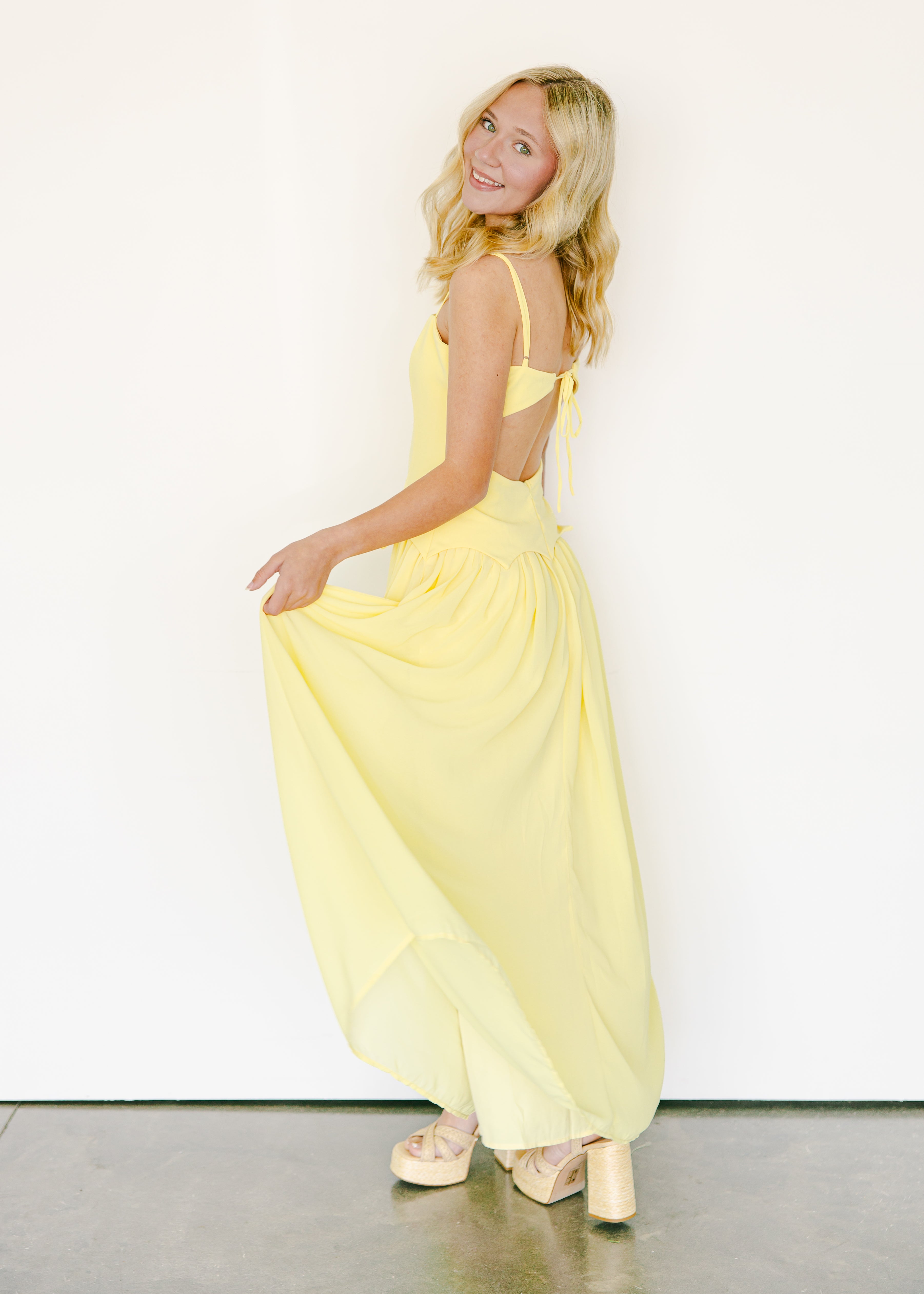 Willow Pleated Maxi Dress