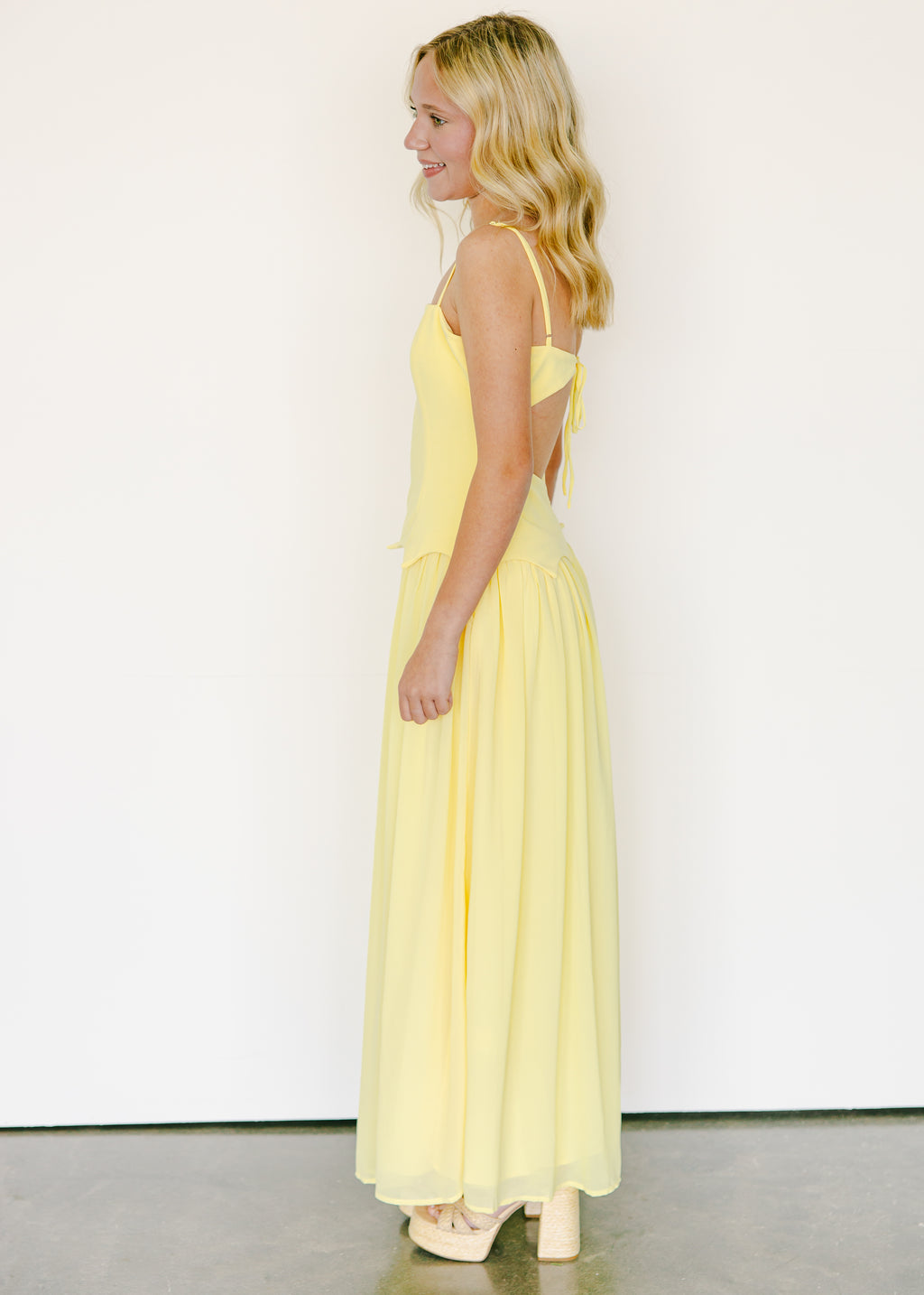 Willow Pleated Maxi Dress