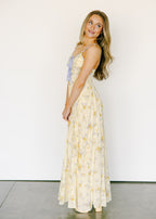 Calla Meadow Tie Front Midi Dress