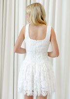 Isabella Floral Lace Mini Dress
