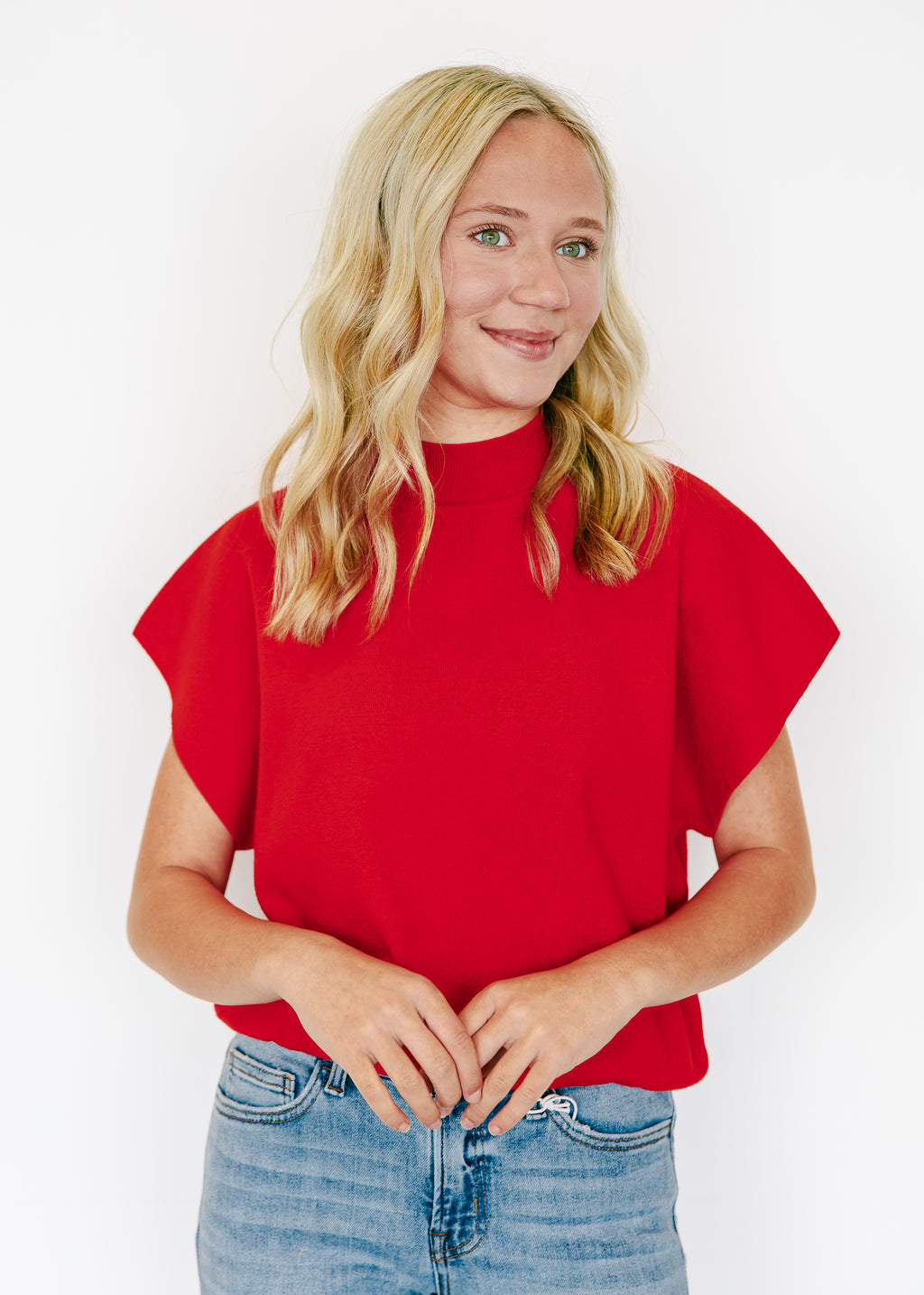 Marina Mock Neck Top