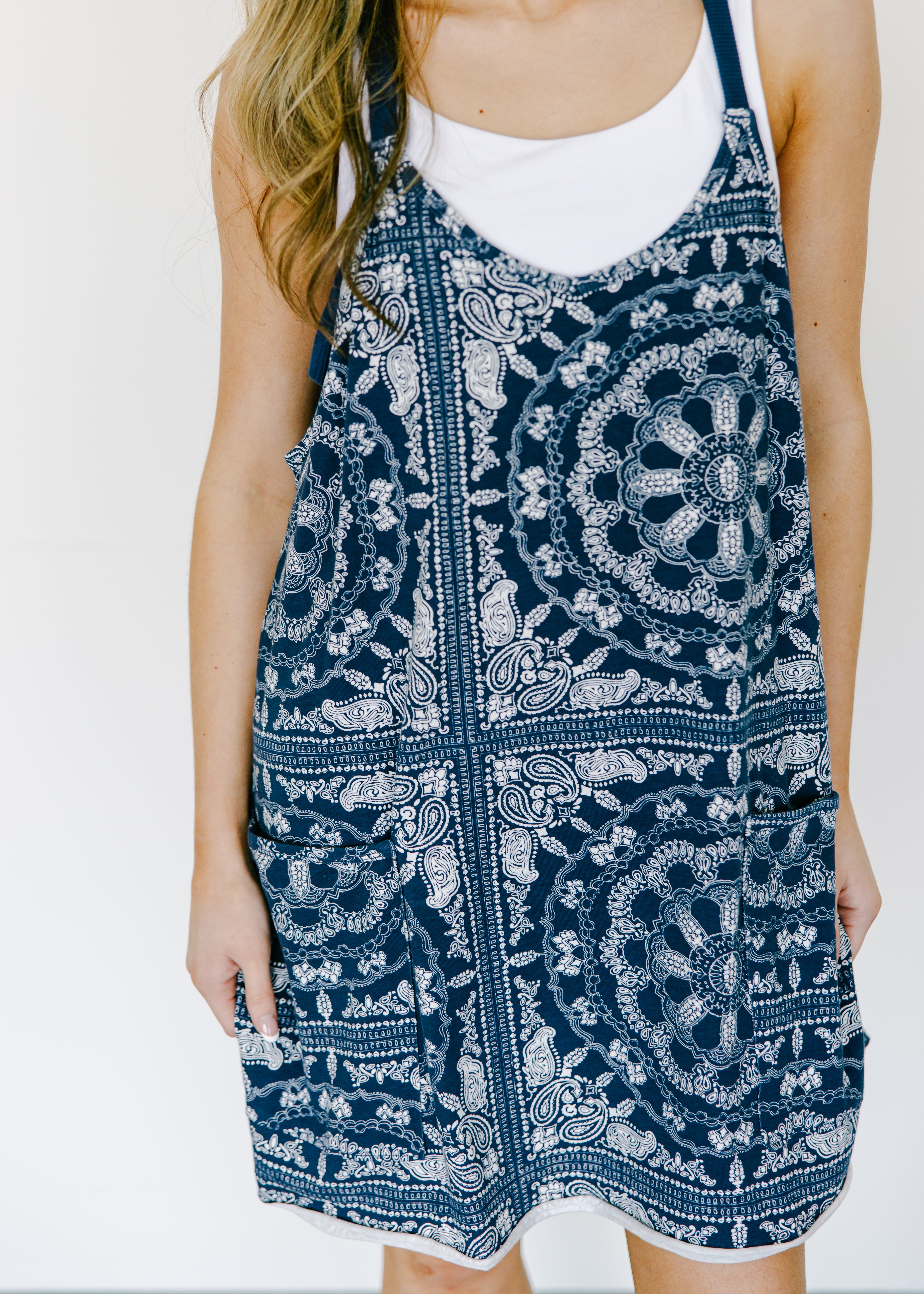 Hot Shot Printed Mini Dress