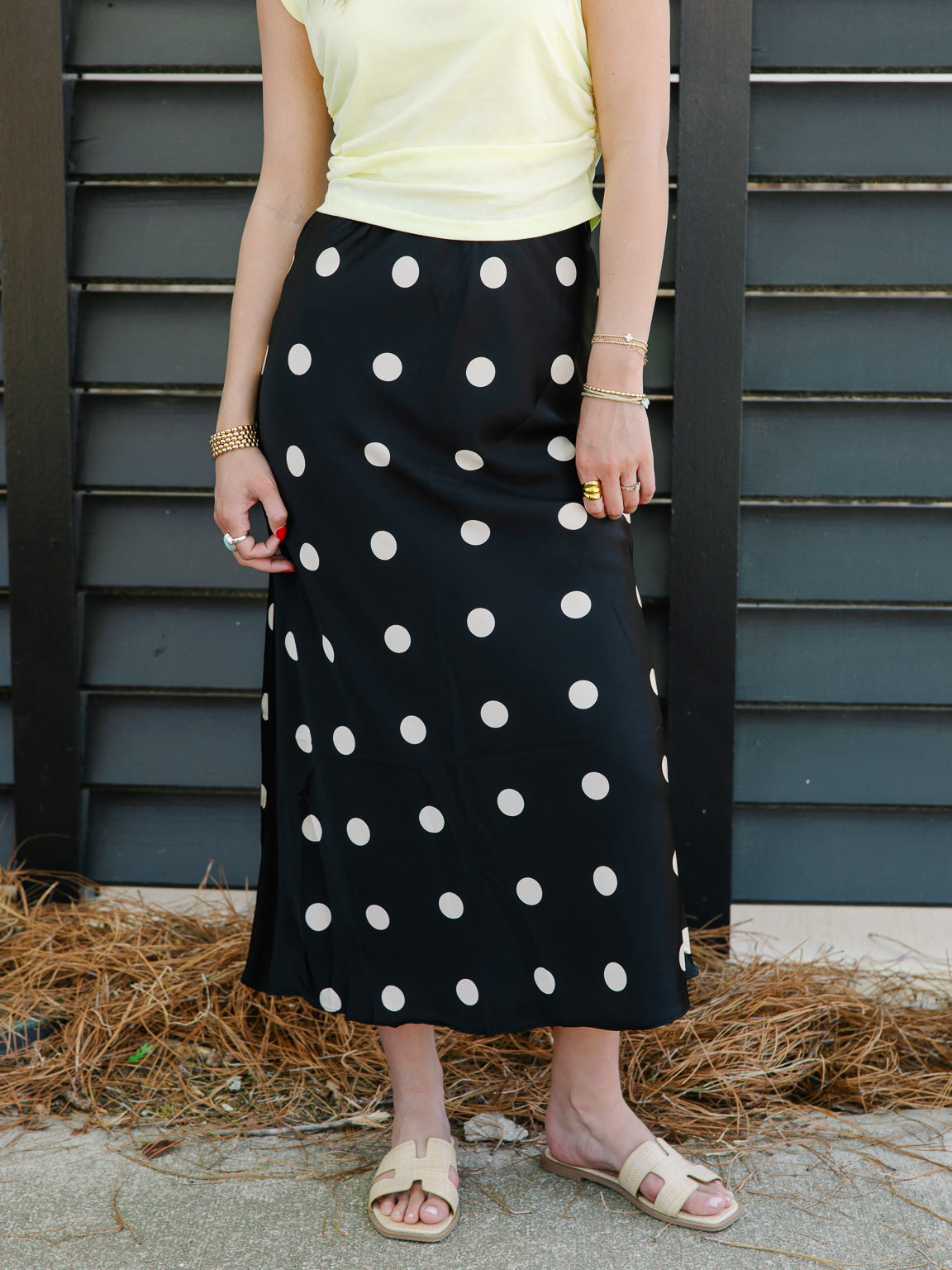 Vivienne Polka Dot Maxi Skirt