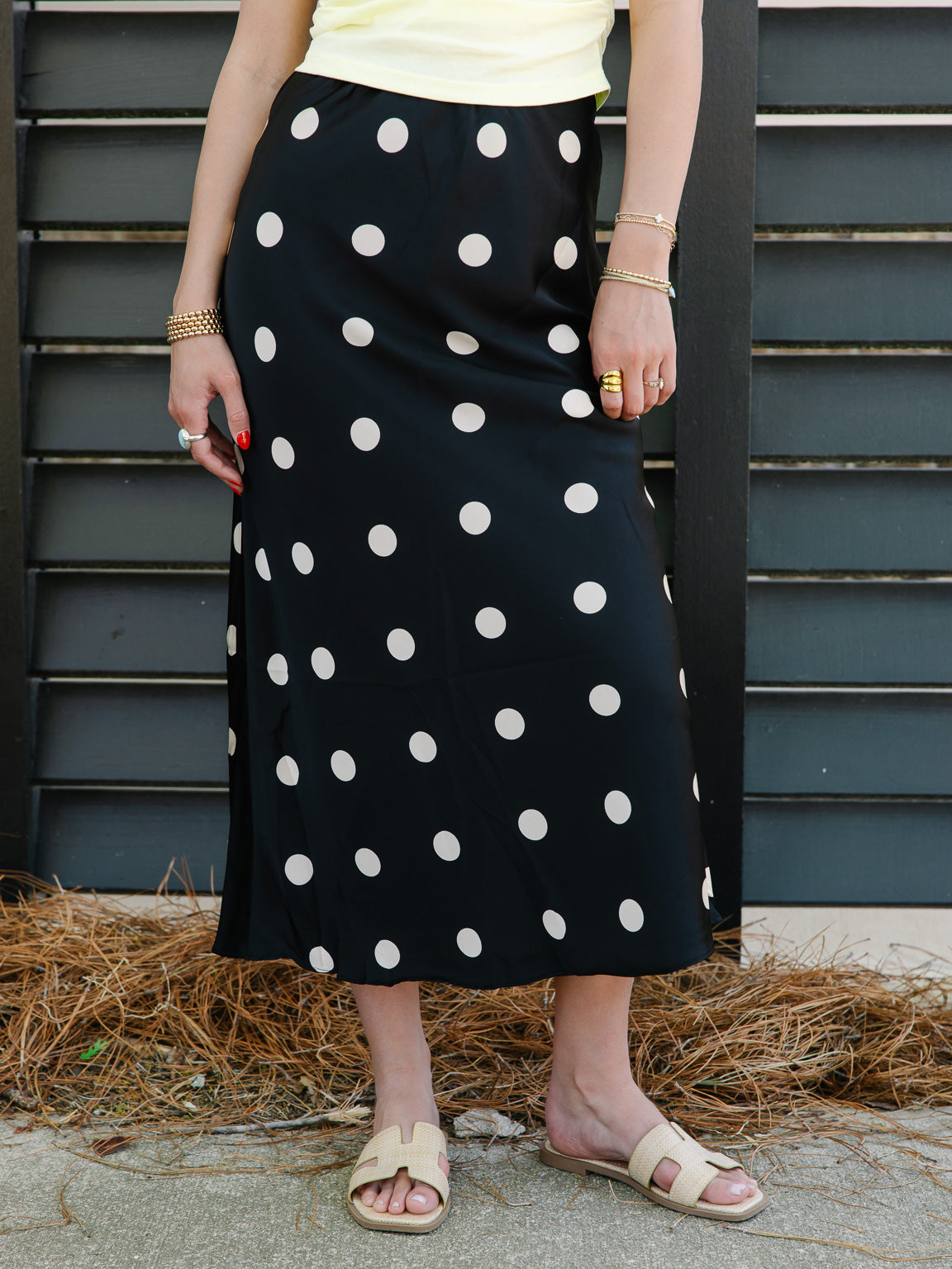 Vivienne Polka Dot Maxi Skirt