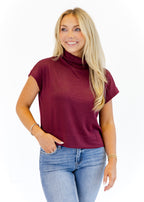 Liana Mock Neck Top