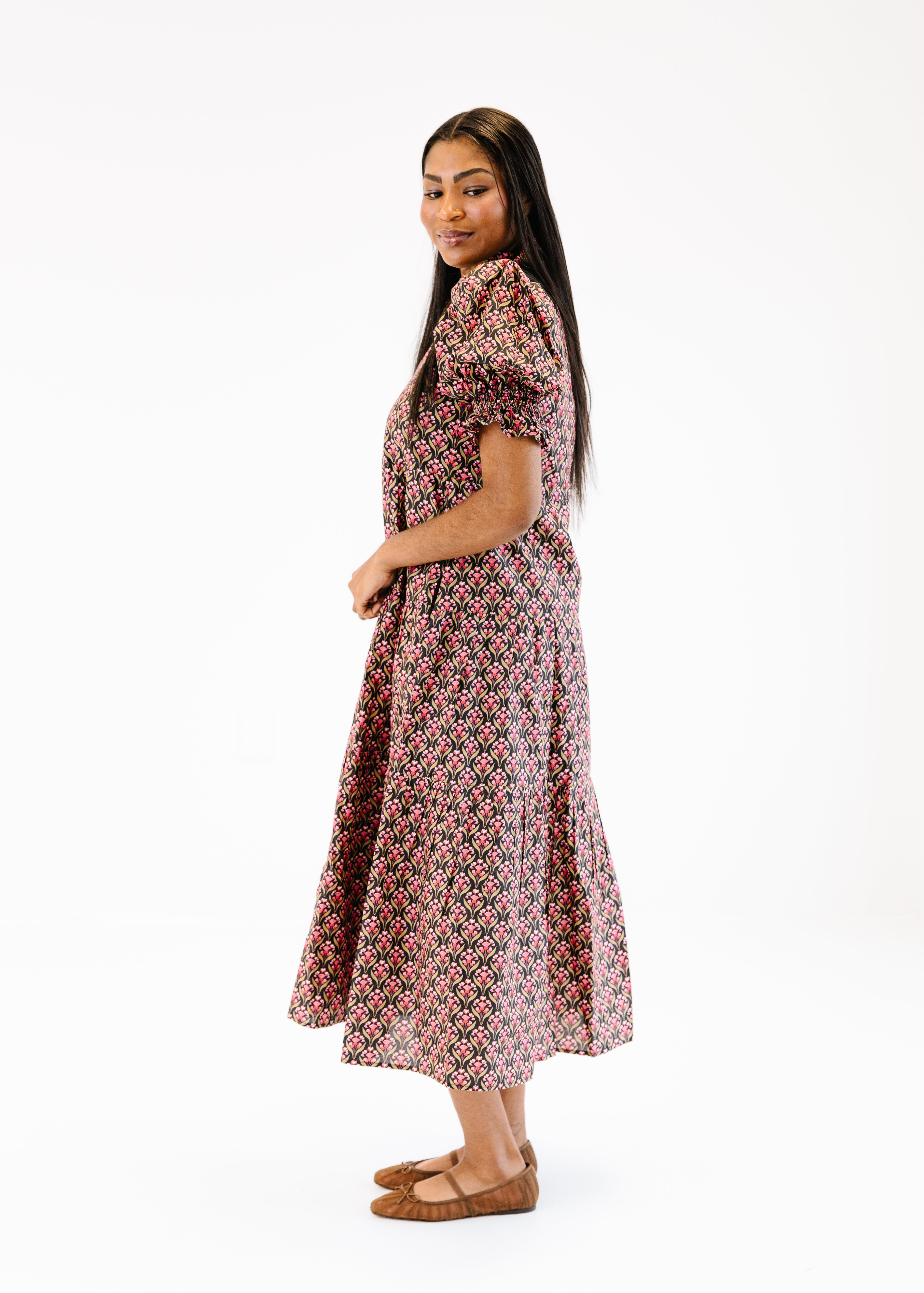 Molly Floral Midi Dress