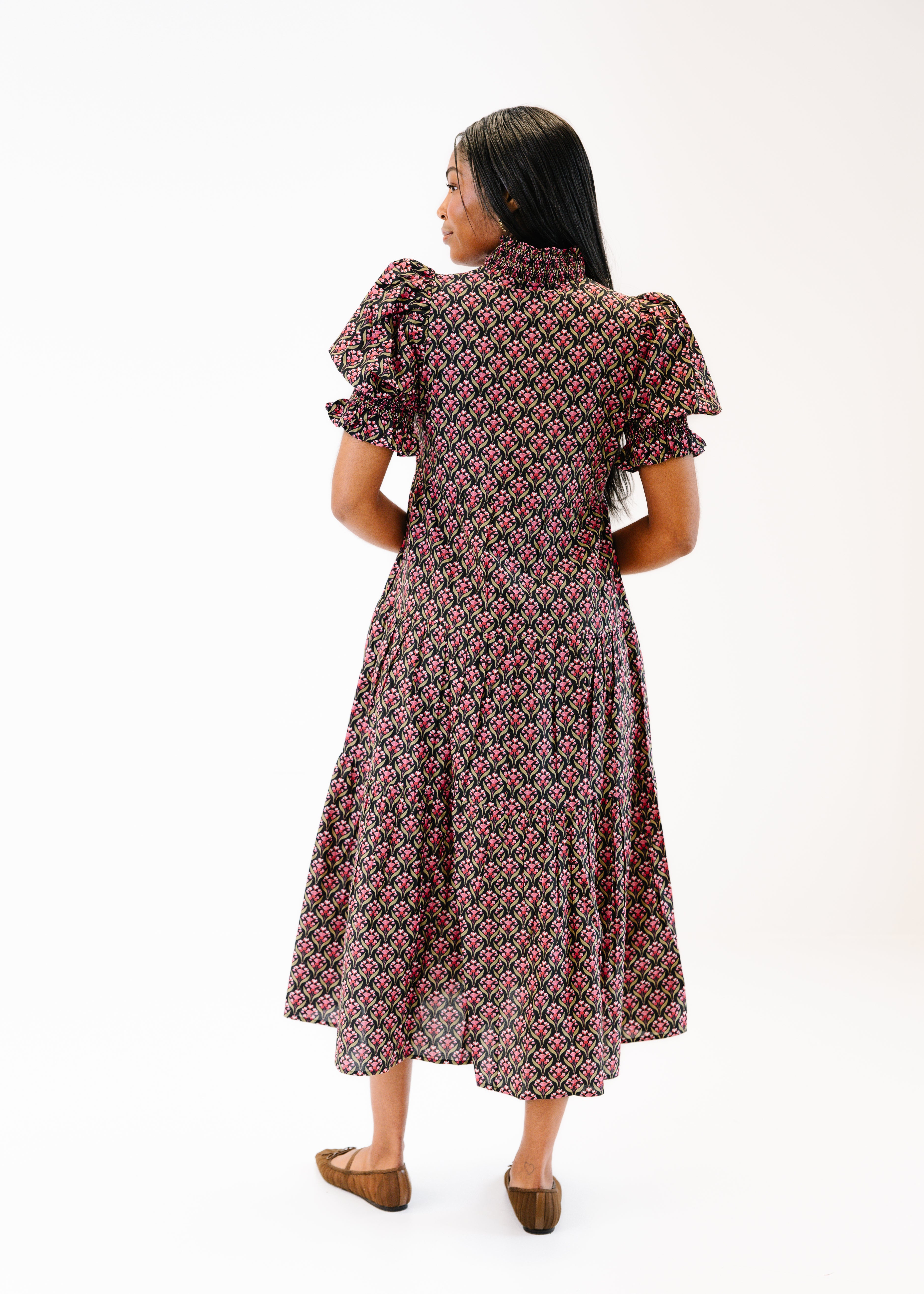 Molly Floral Midi Dress