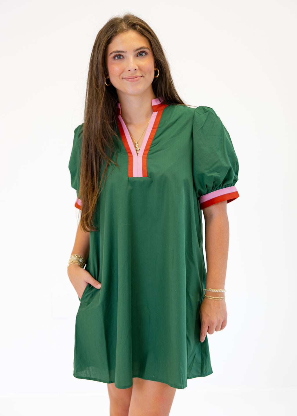 Thea Trim Shift Dress